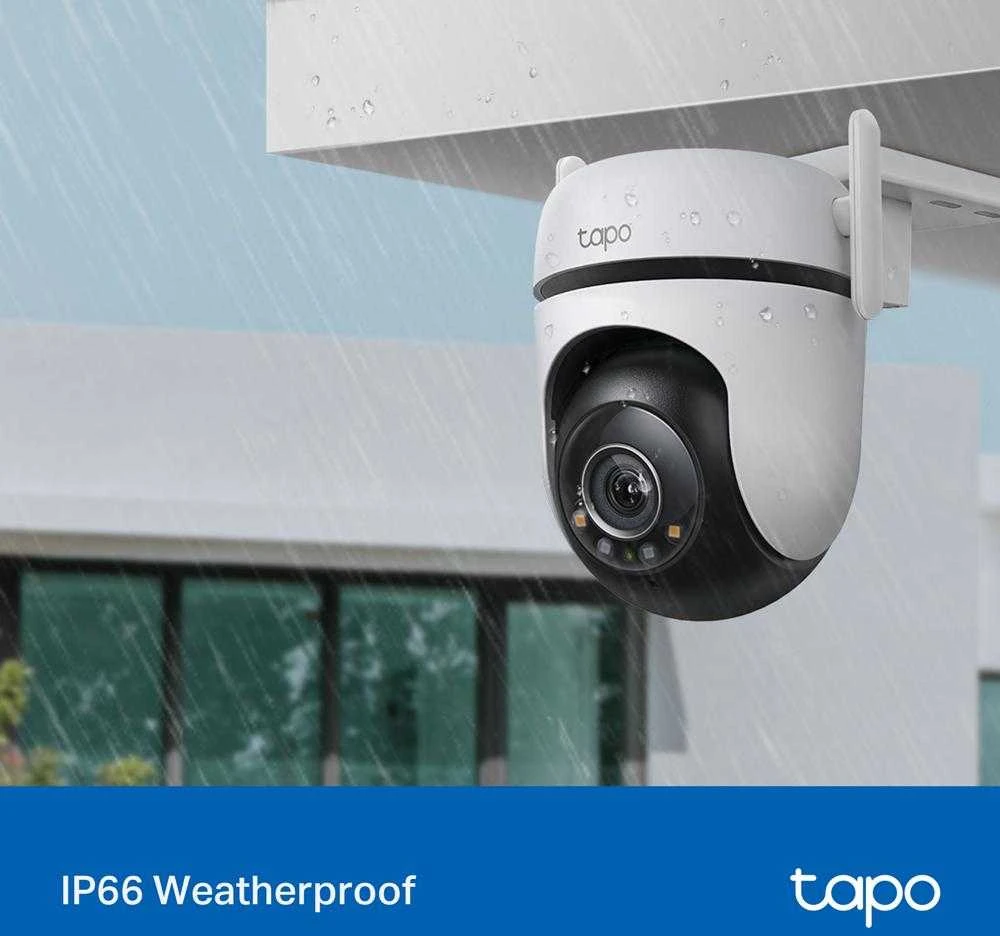TP-LINK | Pan/Tilt Security Wi-Fi kamera | Tapo C520WS | Kupolas | 4 MP | 3,18 mm/F1,6 | IP66 | H.264 | „MicroSD“, iki 512 GB