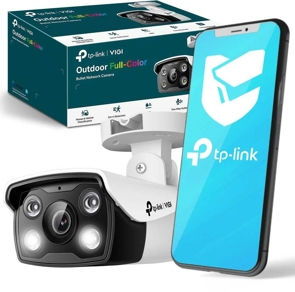 TP-LINK | Spalvota kulkinė tinklo kamera | VIGI C330 | Kulka | 3 MP | 6 mm | IP67 | H.265+/H.265/H.264+/H.264 | N/A