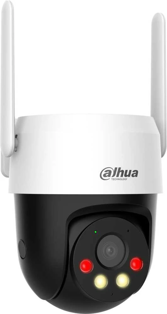 Dahua dvigubo židinio nuotolio 5MP 4G kamera / dvipusis pokalbis / IP66 / dirbtinio intelekto aptikimas / garso ir šviesos signalizacija / išmanusis dvigubas apšvietimas