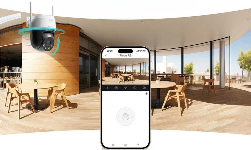 IP GREITASUKĖ LAUKO KAMEROS P3AE-PV Picco A2 Wi-Fi - 3 Mpx 4 mm DAHUA