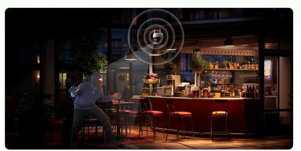 IP GREITASUKĖ LAUKO KAMEROS P3AE-PV Picco A2 Wi-Fi - 3 Mpx 4 mm DAHUA