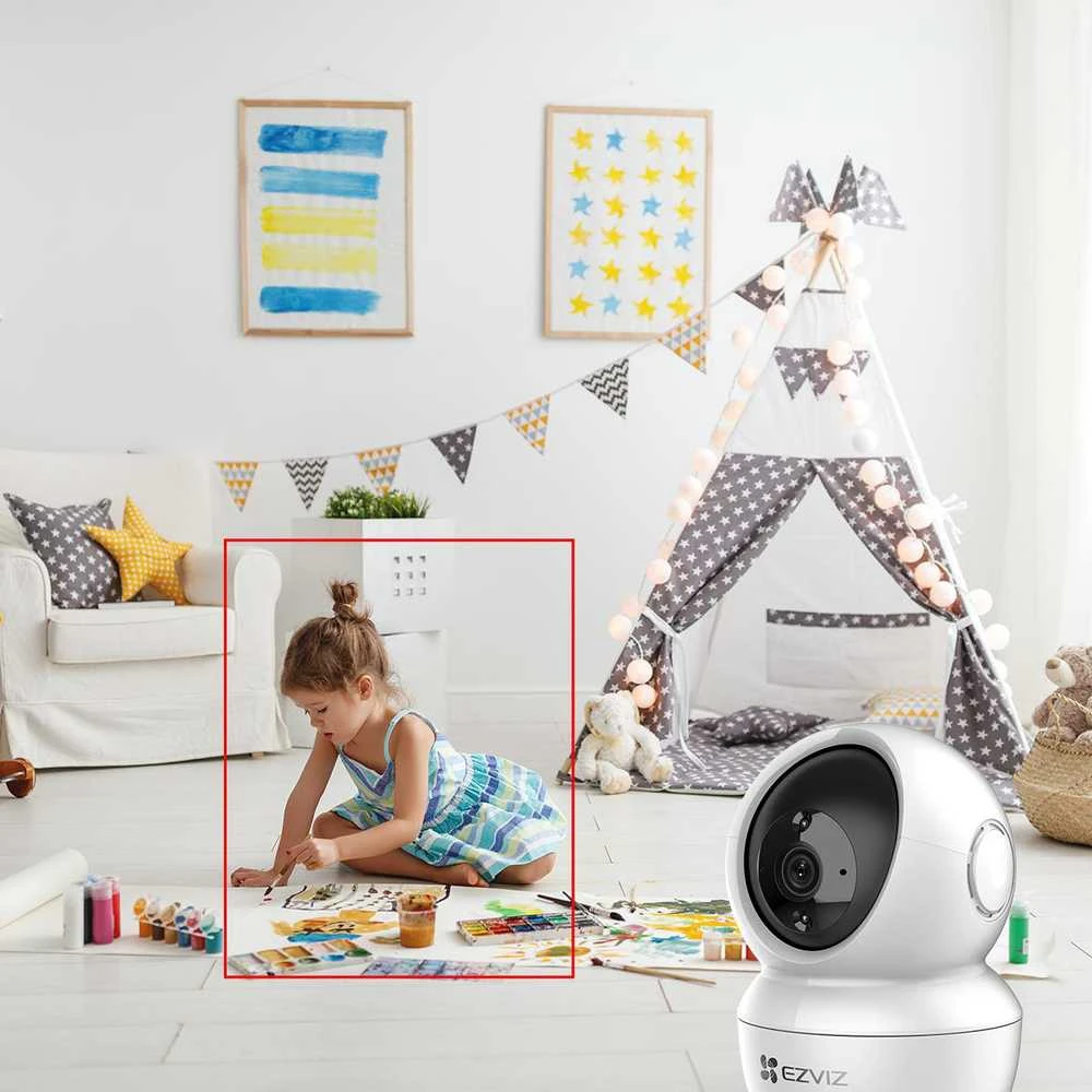 IP Kamera - EZVIZ H6C 2K+ Belaidė Balta Vidinė