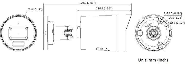 Hikvision DS-2CD2T86G2H-2I(4mm)(eF) IP kamera