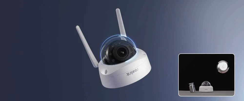 Išmani vandalams atspari lauko apsaugos kamera Reolink W437 su apšvietimu, 8 MP, IP67