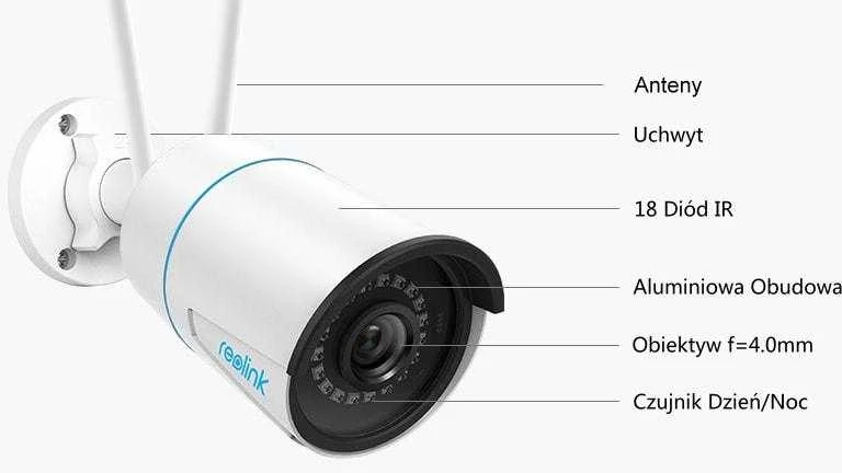 Išmani lauko apsaugos kamera Reolink W320 su apšvietimu, 5MP, IP67