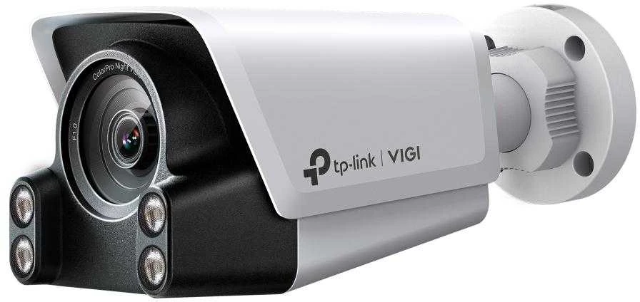 TP-LINK | Lauko ColorPro naktinio matymo tinklo kamera | VIGI C340S(4mm) | 36 mėn. | Kulka | 4 MP | Fiksuotas | Maitinimas per Ethernet (PoE) | IP67 | H.265/H.264 | MicroSD kortelė, iki 256 GB
