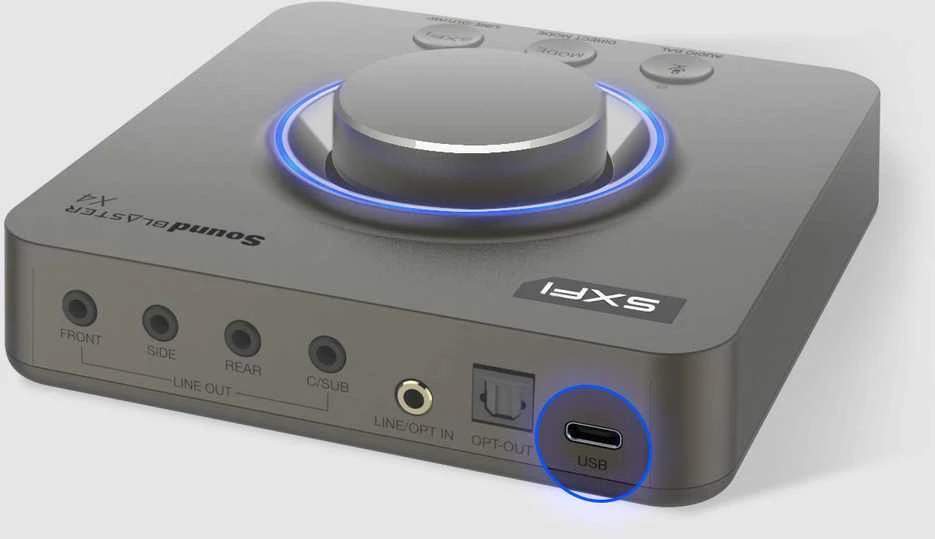 „Creative Labs Sound Blaster X4“ 7.1 kanalo USB garso kolonėlė