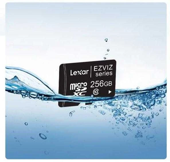EZVIZ 256GB atminties kortelė vandenyje