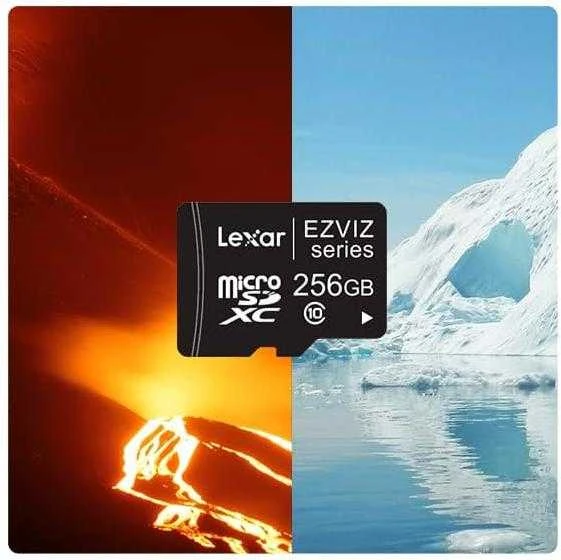Atminties kortelė Ezviz 256GB UHS-I 10klase Gudrā MicroSD Karte perfektai Full HD videai r90mbps/w50Mbps