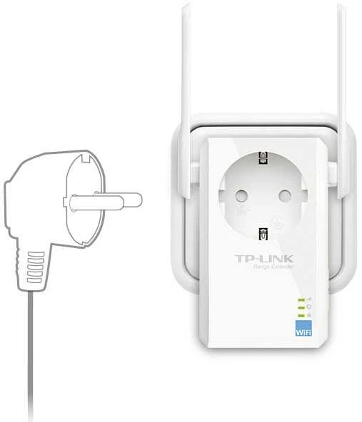 Maršrutizatorius TP-Link TL-WA860RE tinklo stiprintuvas Baltas 10, 100 Mbit/s