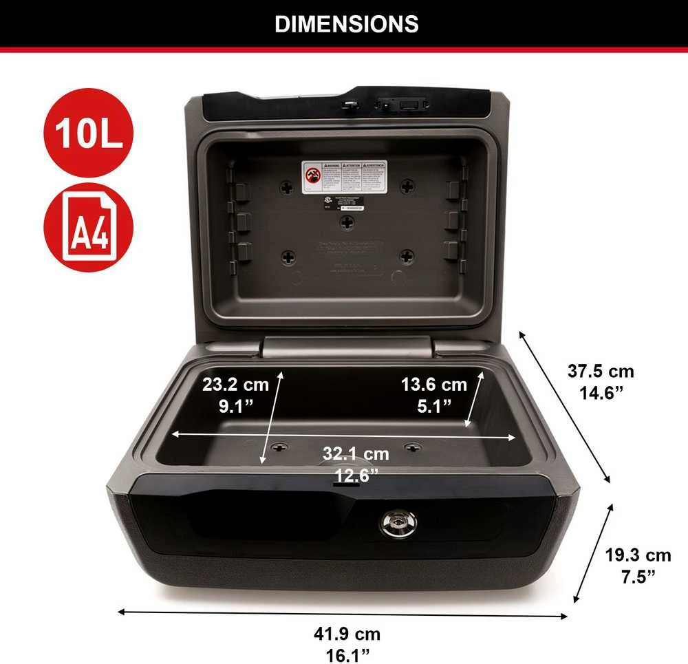 Master Lock Didelis lagaminėlis, atsparus ugniai, vandeniui LCFW30100