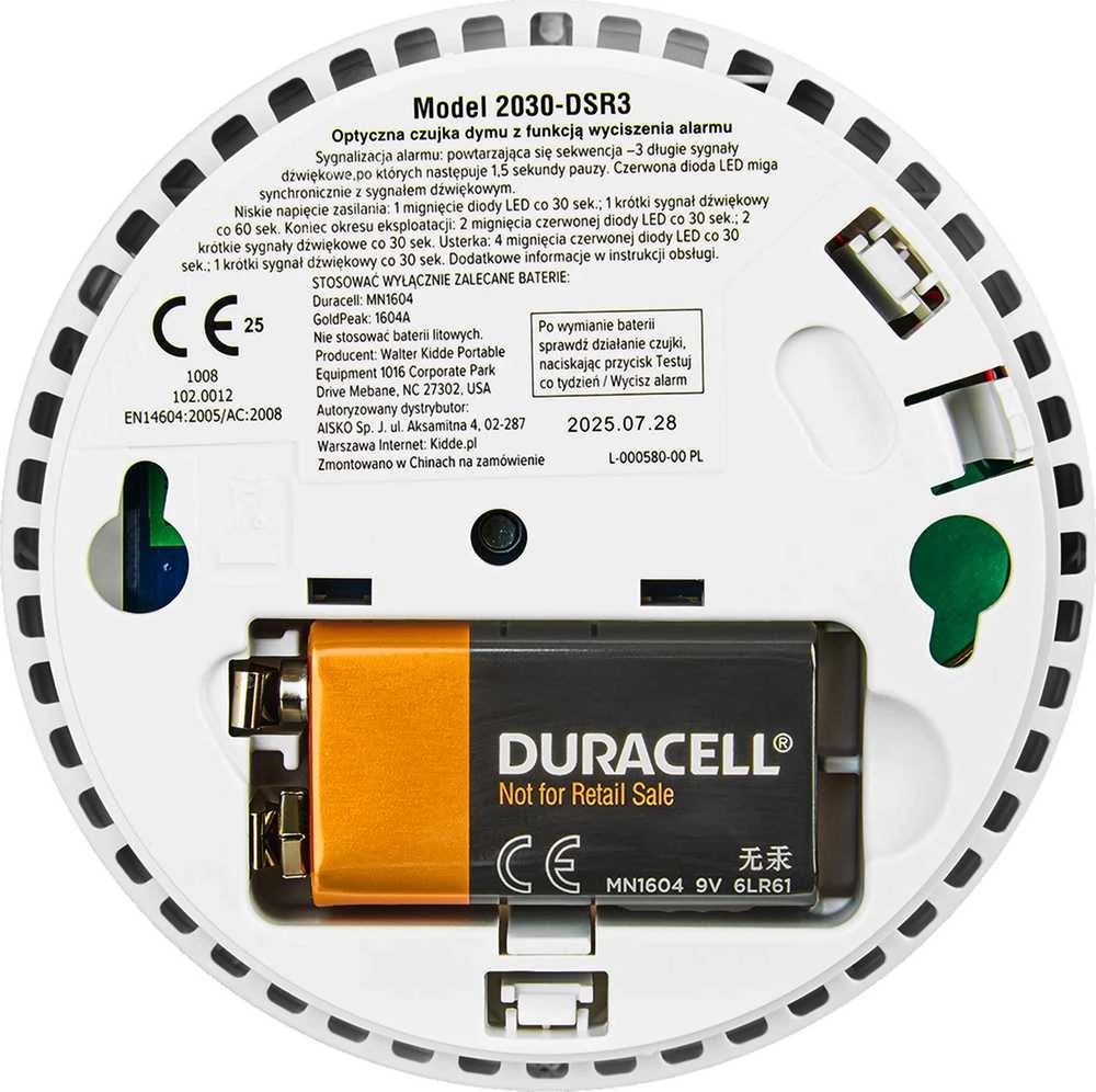 Smoke detector 2030-DSR3 KIDDE