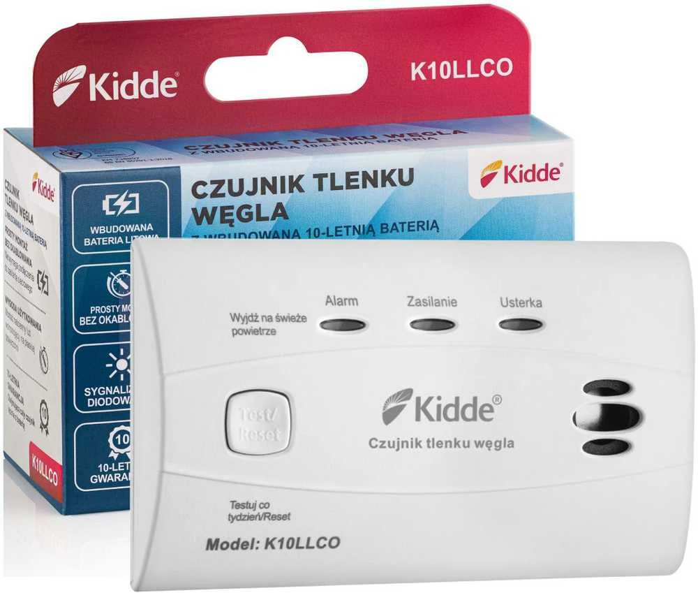 Anglies monoksido jutiklis Kidde K10LLCO