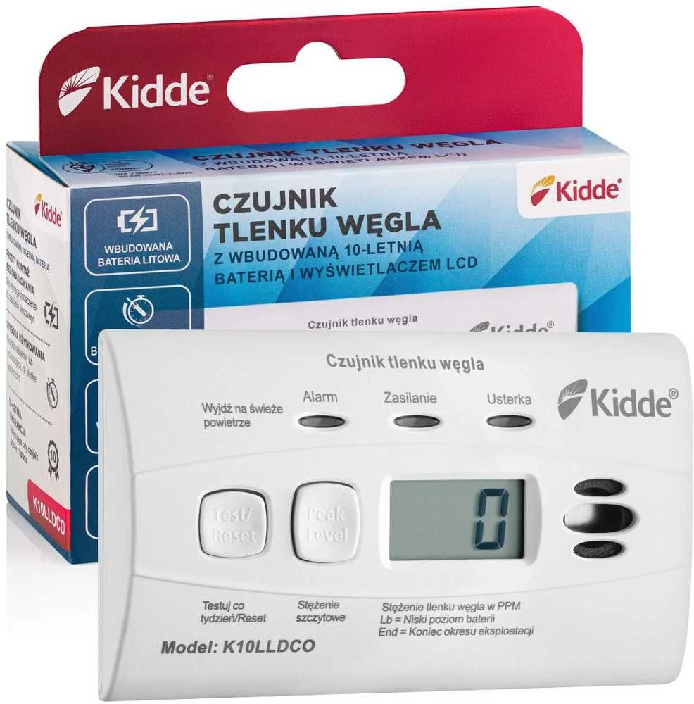 Anglies monoksido jutiklis Kidde K10DLLCO