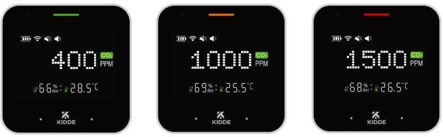 Kidde KCO2M10 oro parametrų matuoklis