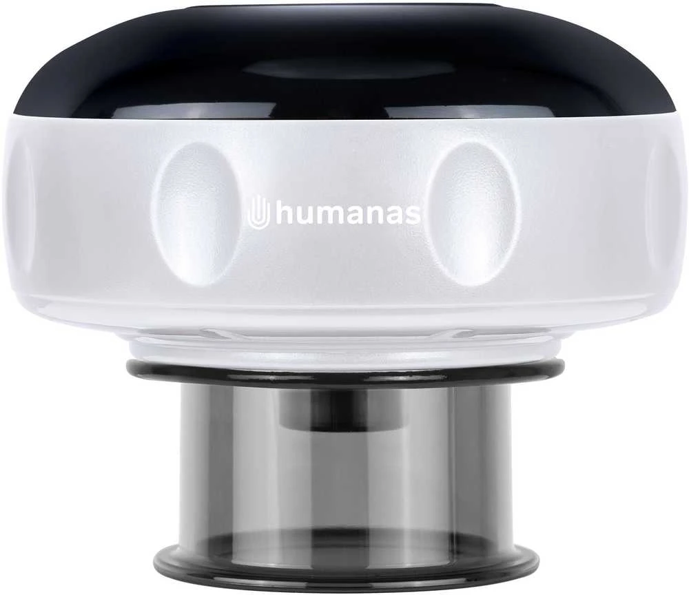 Masažuoklis - Humanas BB01 Plus elektroninis kiniškas taurelių masažo prietaisas (Balta)