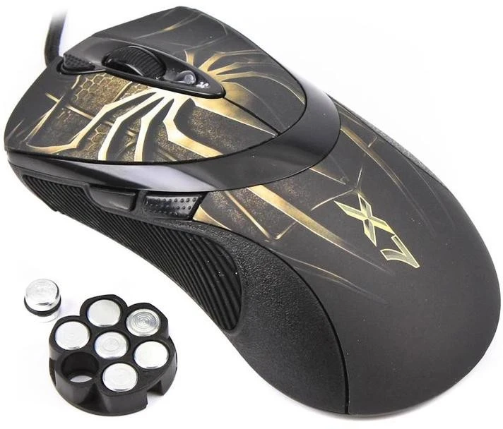 A4Tech A4TMYS29980 Pelė EVO XGame lazerinis Oscar X747 Brown Fire USB