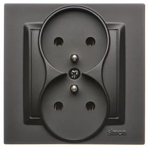 Kontakt Simon GN.2-KR.Z/U MONOBLOK JUODA SIMON10