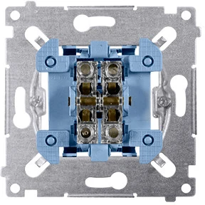 Kontakt Simon Kontaktas-Simon Simon 54 dvigubas mygtukas, uždarymo mechanizmas 10AX 250V (SP2M)