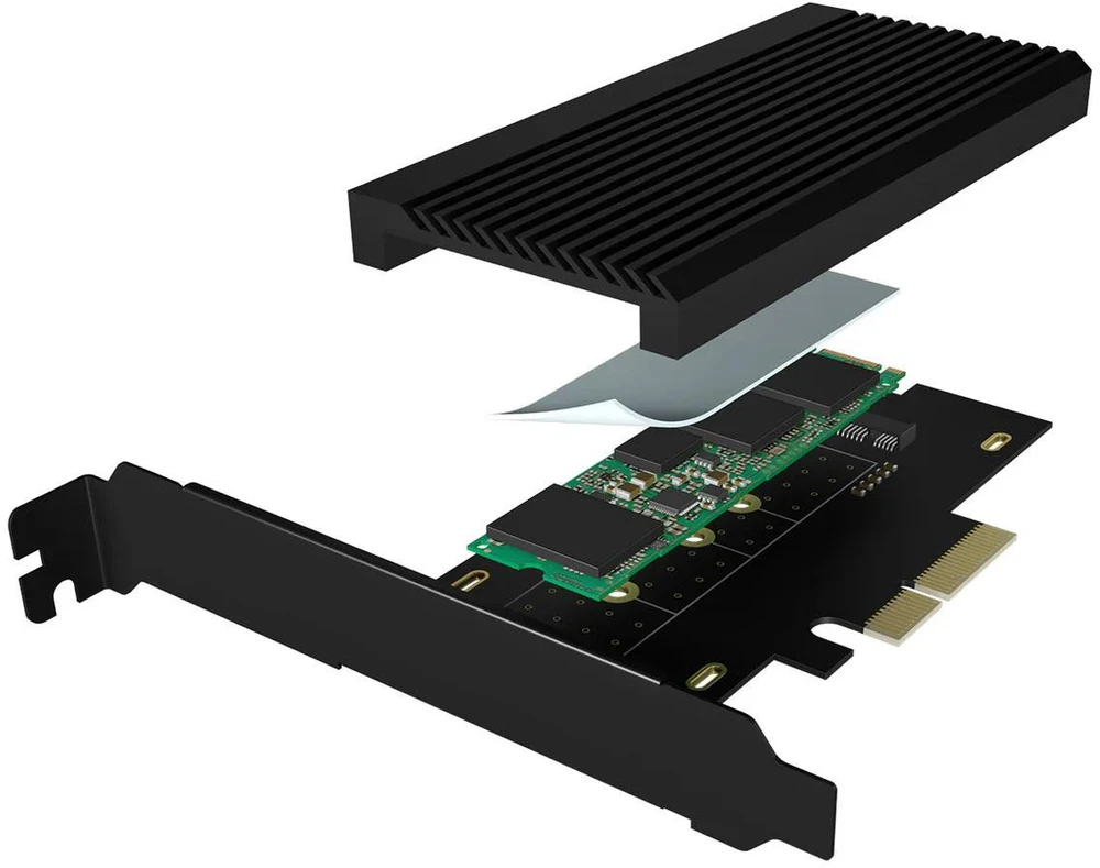 Icy Box Raidsonic | 1x HDD/SSD keitiklis, skirtas PCIe x4 lizdui | IB-PCI208-HS | Judėja