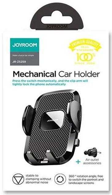 Automobilinis telefono laikiklis Joyroom JR-ZS259 (windshield) juodas