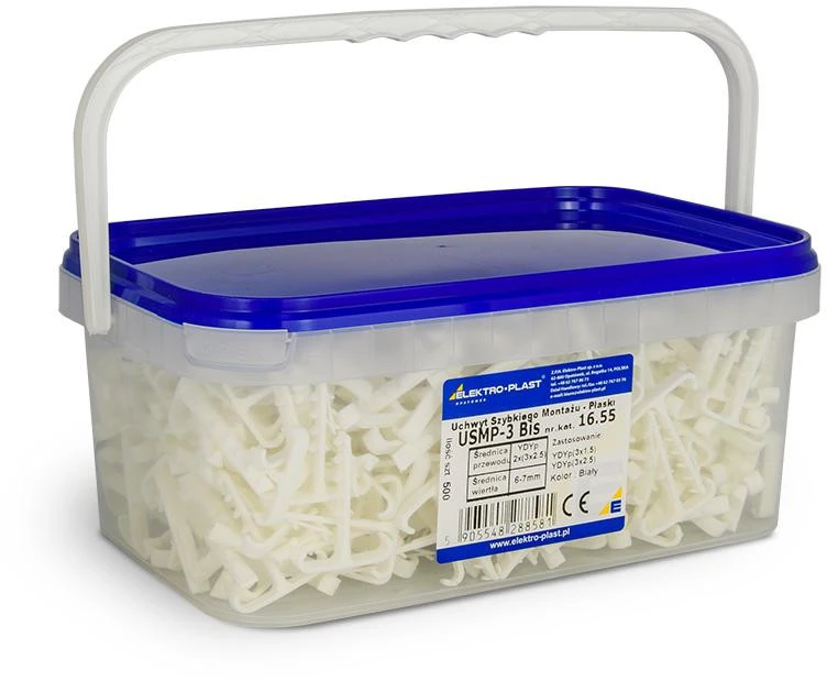 Elektro Plast Greito montavimo laikiklis – plokščias Usmp-3 Bis 500 vnt. 16,55 Elektroplast Opatówek
