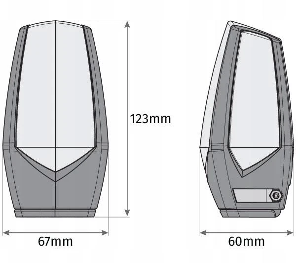 „Motorline MP105“ baltas LED 12–230 V su laikmačiu (001PLM10918011)
