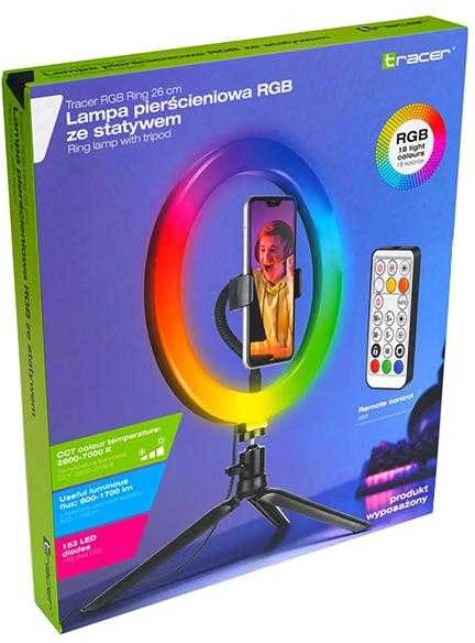 TRACER RING 26cm RGB mini tripod ring lamp
