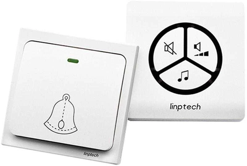 „Linptech“ be baterijų bevielis durų skambutis „Linbell G1“.