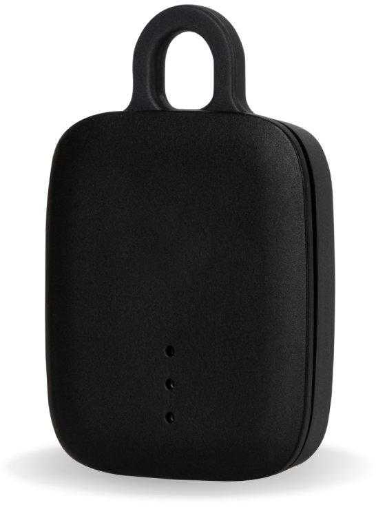 NotiOne GO - Bluetooth lokatorius su garsiniu signalu ir mygtuku - juodas