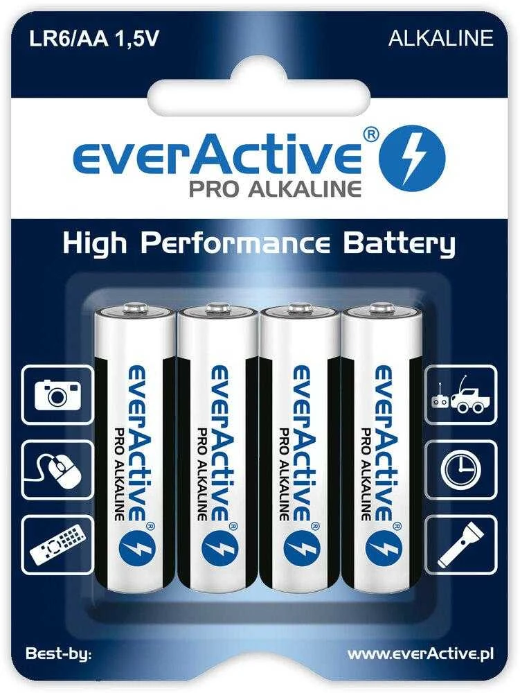 everActive AA baterijų pakuotė