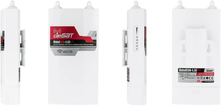 Maršrutizatorius PRIEIGOS TAŠKAS LTE Cat. 4 GLOBALCAM4.5G-2POE 2.4 GHz, 150 Mbps CAMSAT