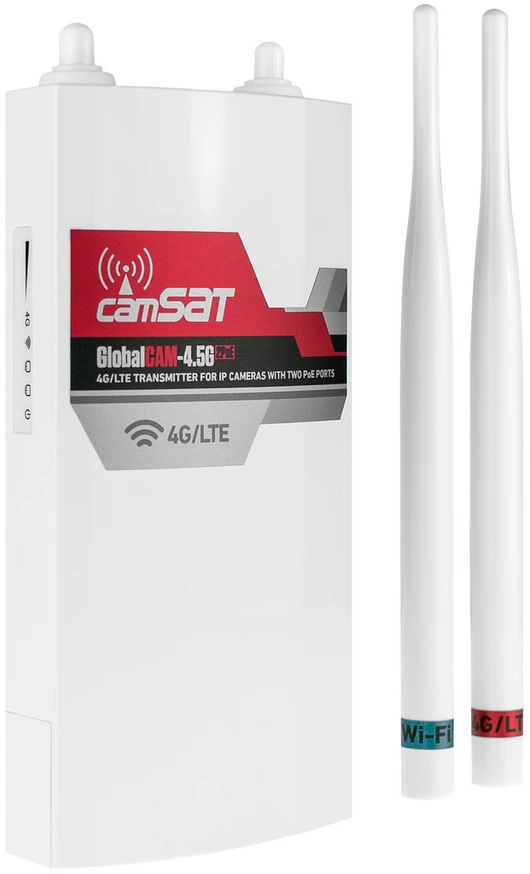 Maršrutizatorius PRIEIGOS TAŠKAS LTE Cat. 4 GLOBALCAM4.5G-2POE 2.4 GHz, 150 Mbps CAMSAT