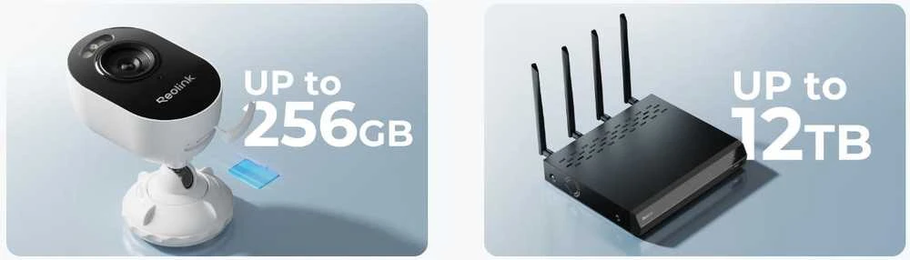 Išmani lauko apsaugos kamera Reolink Lumus Series E430 su apšvietimu, 2K, Wi-Fi