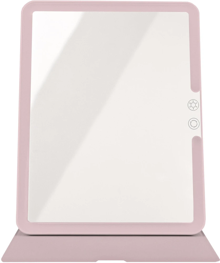 Makiažo veidrodis su LED apšvietimu Humanas HS-ML02 (Rožinis)