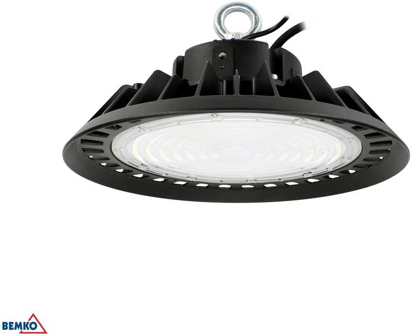 Luxmena 200W LED UFO šviestuvas ULTRAS, juodai pilkos sp., 4000K, IP65
