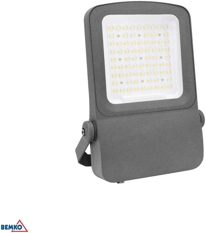 Luxmena 100W LED prožektorius CAMPUS, pilkas, 4000K, IP66