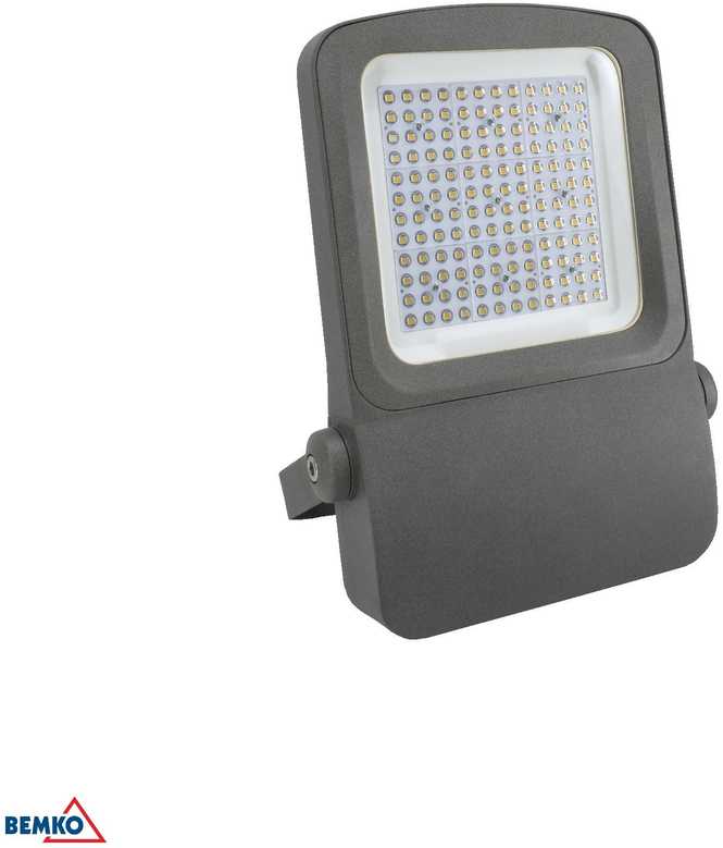 Luxmena 100W LED prožektorius CAMPUS, pilkas, 4000K, IP66