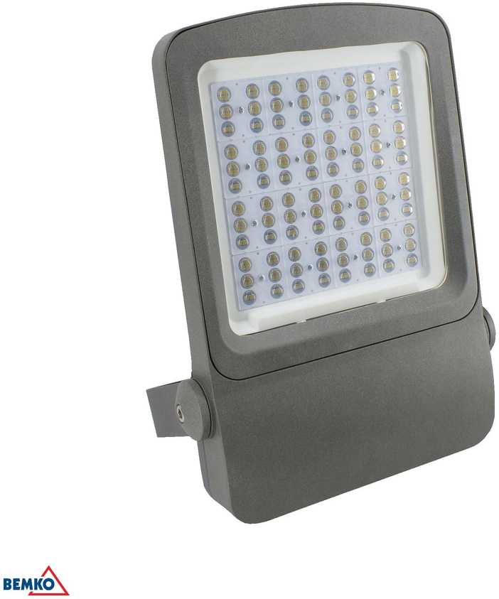 Luxmena 250W LED prožektorius CAMPUS, pilkas, 4000K, IP66