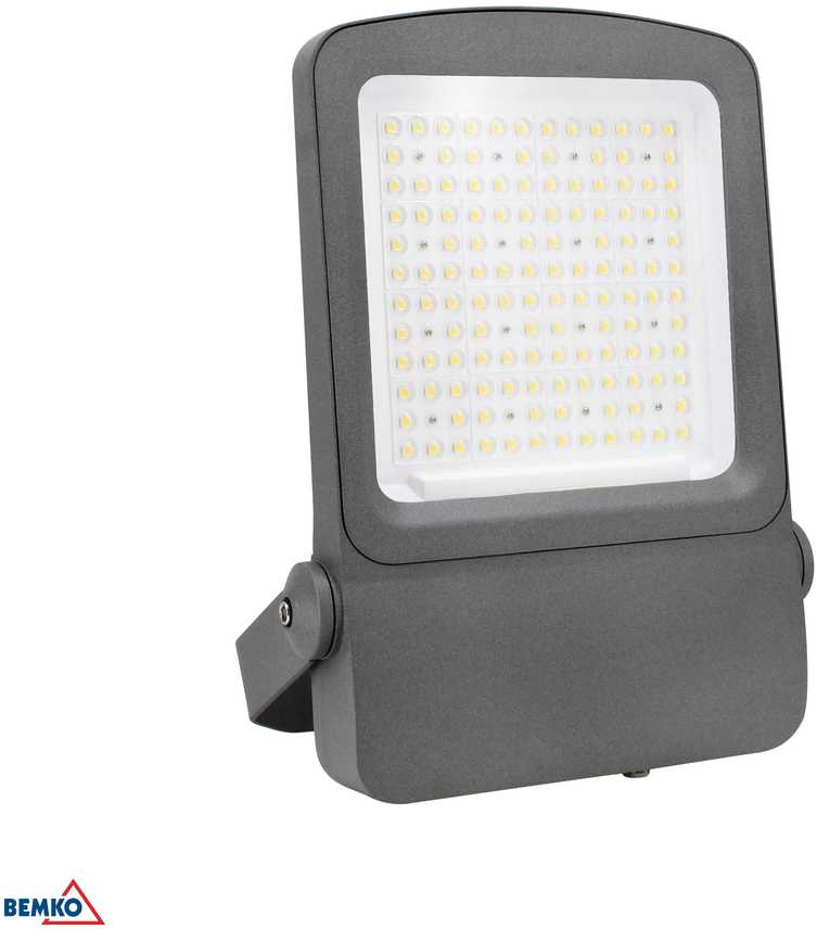 Luxmena 250W LED prožektorius CAMPUS, pilkas, 4000K, IP66