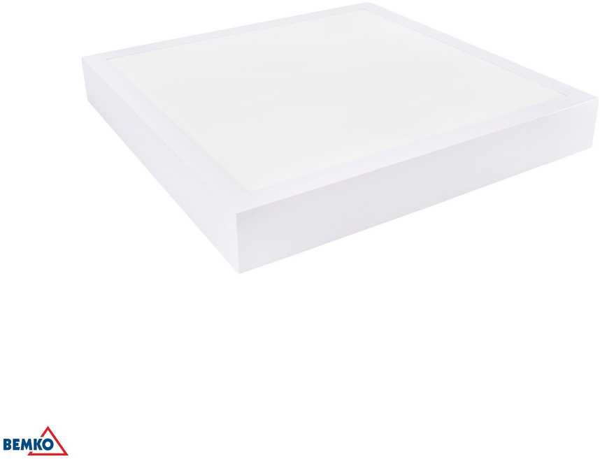 Luxmena 26-34W LED paviršinė panelė GRANDER, juoda, 3000K/4000K/6500K, IP44