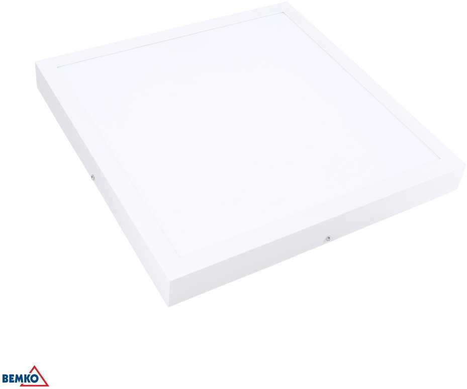 Lubinis šviestuvas Bemko 32W LED paviršinė panelė DENAR, juoda, 4000K