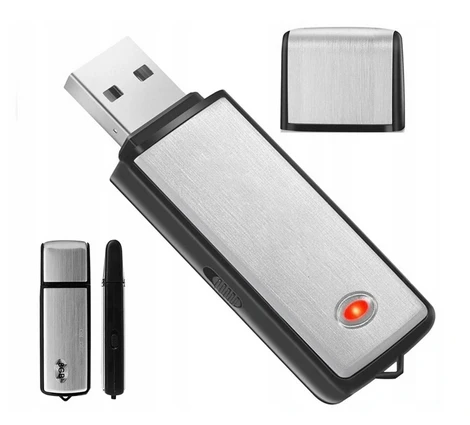 JNN X09 diktofonas - metalinis USB raktas