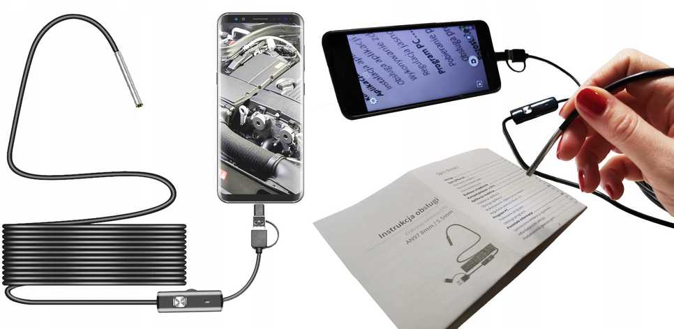 Luxury Goods Prabangių prekių kamera, tikrinama AN97-3.9MM HD Android USB-C