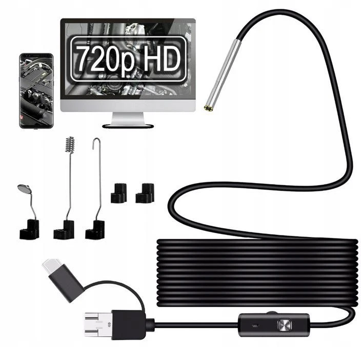 Luxury Goods Prabangių prekių kamera, tikrinama AN97-3.9MM HD Android USB-C