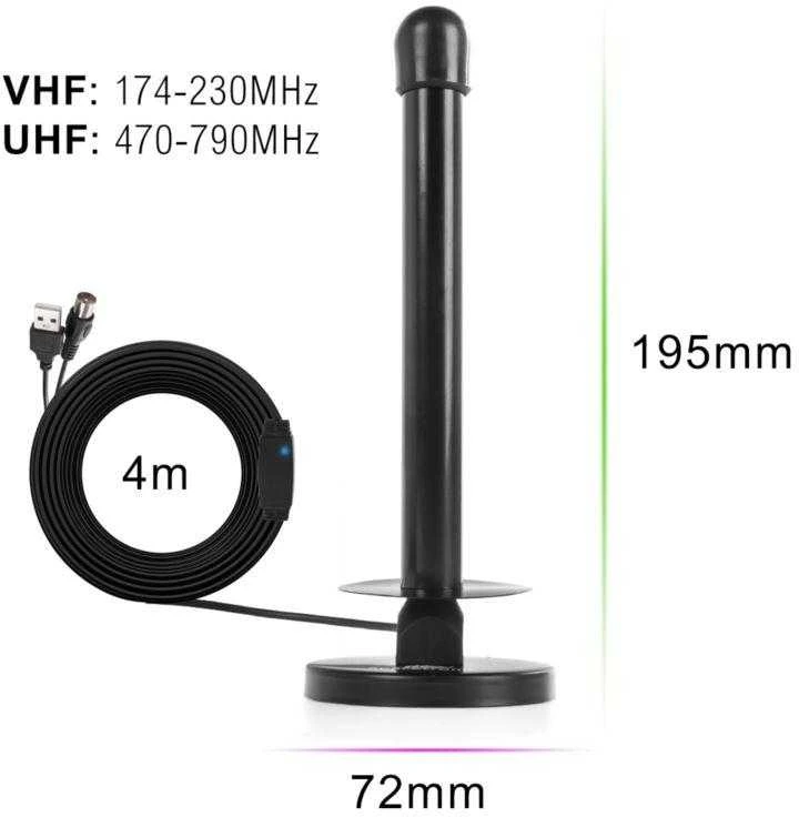 DVB-T2 Spacetronik kablio magnetinė antena