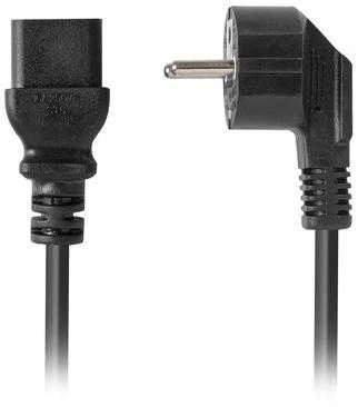 Lanberg CEE 7/7 maitinimo laidas – IEC 320 C19, 1,8 m, juodas (CA-C19C-10CC-0018-BK)