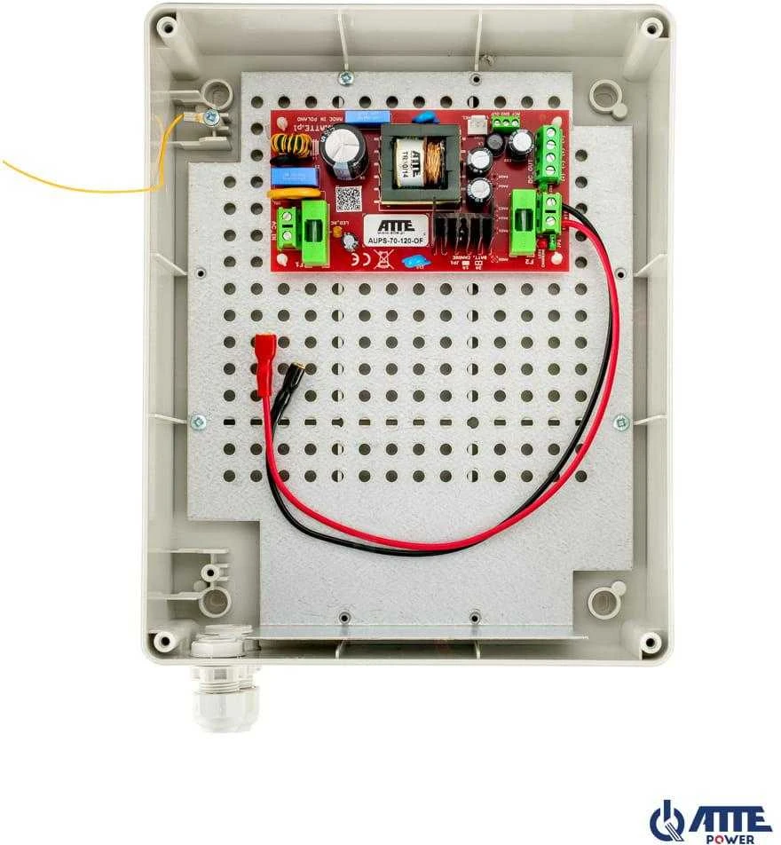 AT3 SMPS 12V 6A 72W buferinis maitinimo šaltinis ATTE AUPS-70-120-L1