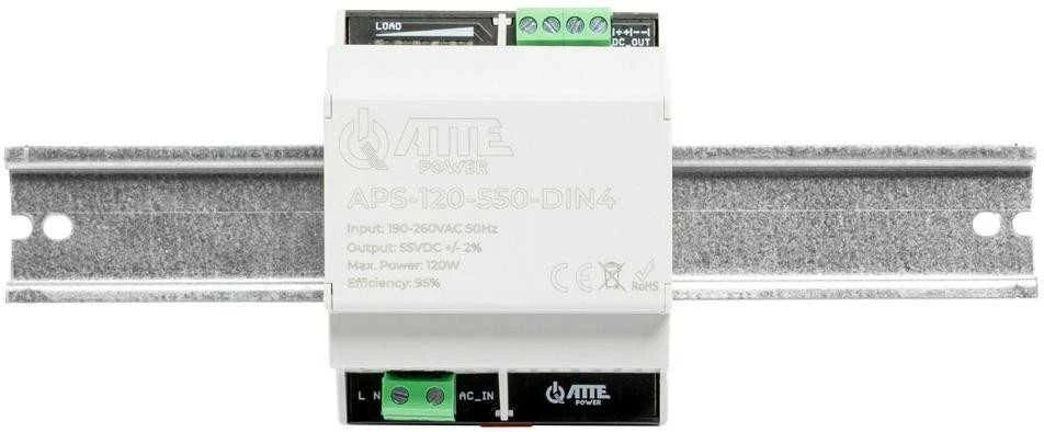 IMPULSINIS MAITINTUVAS APS-120-550-DIN4 ATTE