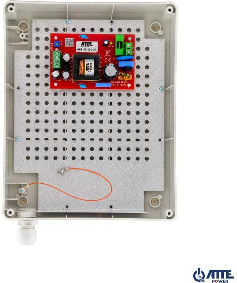 SMPS 12V 6A 72W ATTE APS-70-120-L1 maitinimo šaltinis